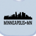 thumbnail image 4 of Inktastic Minneapolis Minnesota City Skyline Boys or Girls Baby Bib, 4 of 4