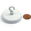 CMS Magnetics® 4 Pieces 40 lbs White Ceramic Hook Magnet