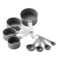thumbnail image 1 of Measuring Cups and Spoons Set, Stackable Stainless Steel Handle Tablespoon , Measuring Set for Kitchen Cooking&Baking, 1 of 5