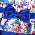 thumbnail image 5 of Otqutp Fashion Flower Girls Dress Child Girls Sleeveless Pageant Dress Birthday Party Kids Floral Prints Bowknot Gown Princess Dress(Blue,9-10 Years), 5 of 7