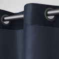 thumbnail image 4 of Exclusive Home Curtains 2 Pack Chatra Faux Silk Grommet Top Curtain Panels, 54x108, Indigo, 4 of 4