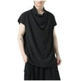 thumbnail image 1 of pstuiky Camisetas sin mangas para hombre, Camiseta sin mangas de cuello redondo y seda helada de color liso informal para hombre Tops elegantes para mujer xl, 1 of 3