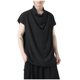 thumbnail image 1 of pstuiky Camiseta sin mangas para hombre, Camiseta sin mangas de cuello redondo y seda helada de color liso informal para hombre Chaleco de hombre xxxl, 1 of 3