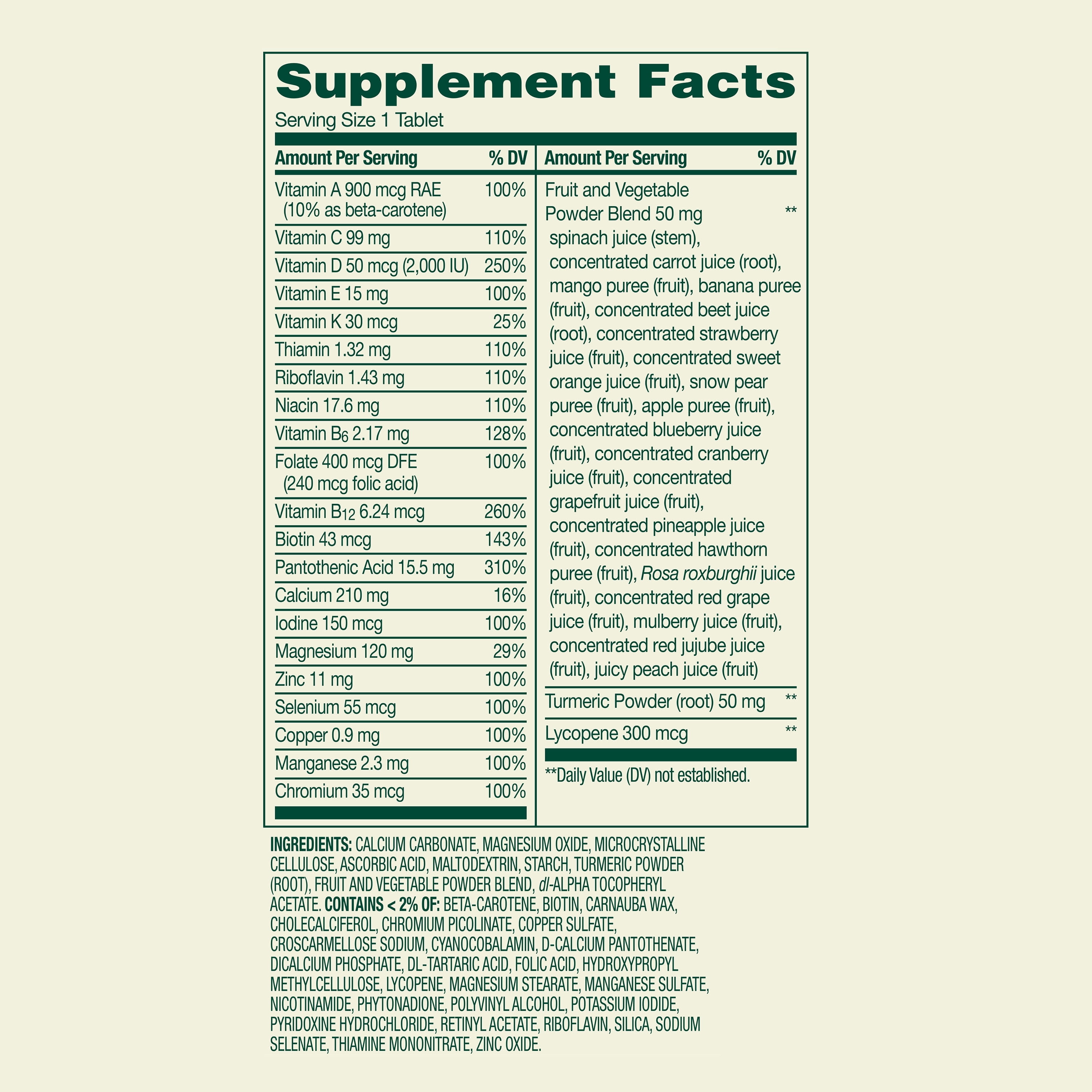 Spring Valley Men's Multi Tablets, 150 Count