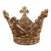 Chateaux Collection 6.5" x 4.5" Resin Glitter Antique Crown