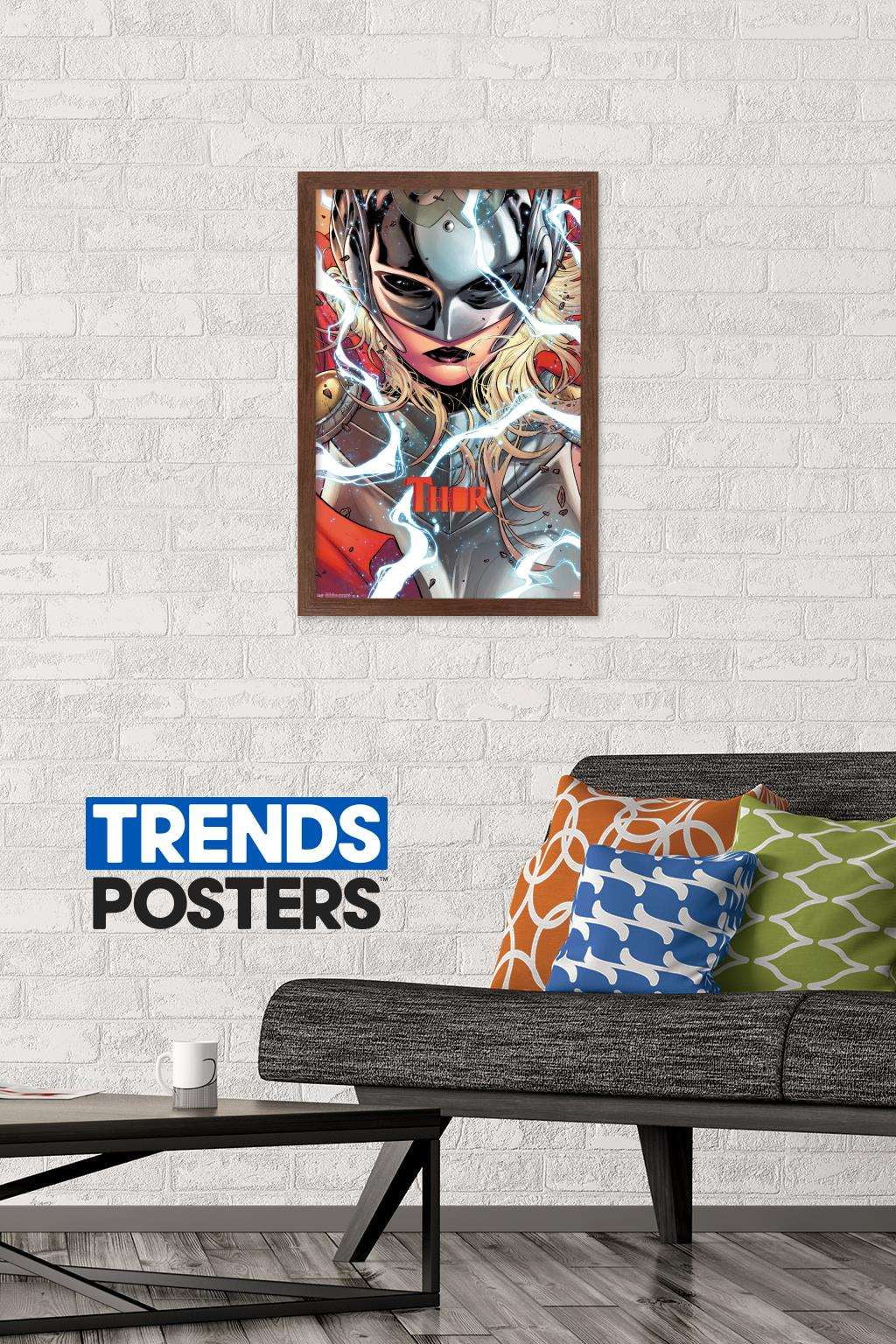 Marvel Comics - Thor - Jane Wall Poster, 14.725" x 22.375", Framed
