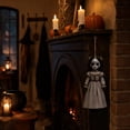thumbnail image 5 of Cheapark 30CM Halloween Iron Scary Doll Hanging Ornament Spooky Metal Doll Pendant Outdoor Yard Hanging Decor Creepy Ghost Doll Wall Hanger For Halloween Party Porch Dec, 5 of 5