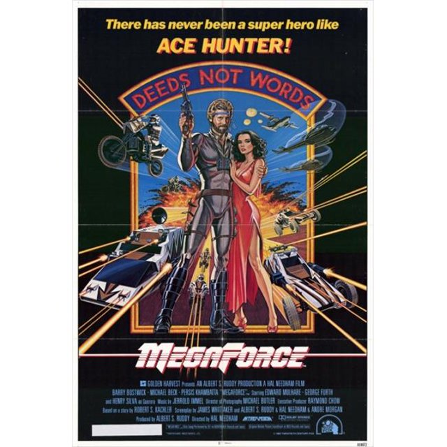 Pop Culture Graphics MOVAH3253 Megaforce Movie Poster Print, 27 x 40