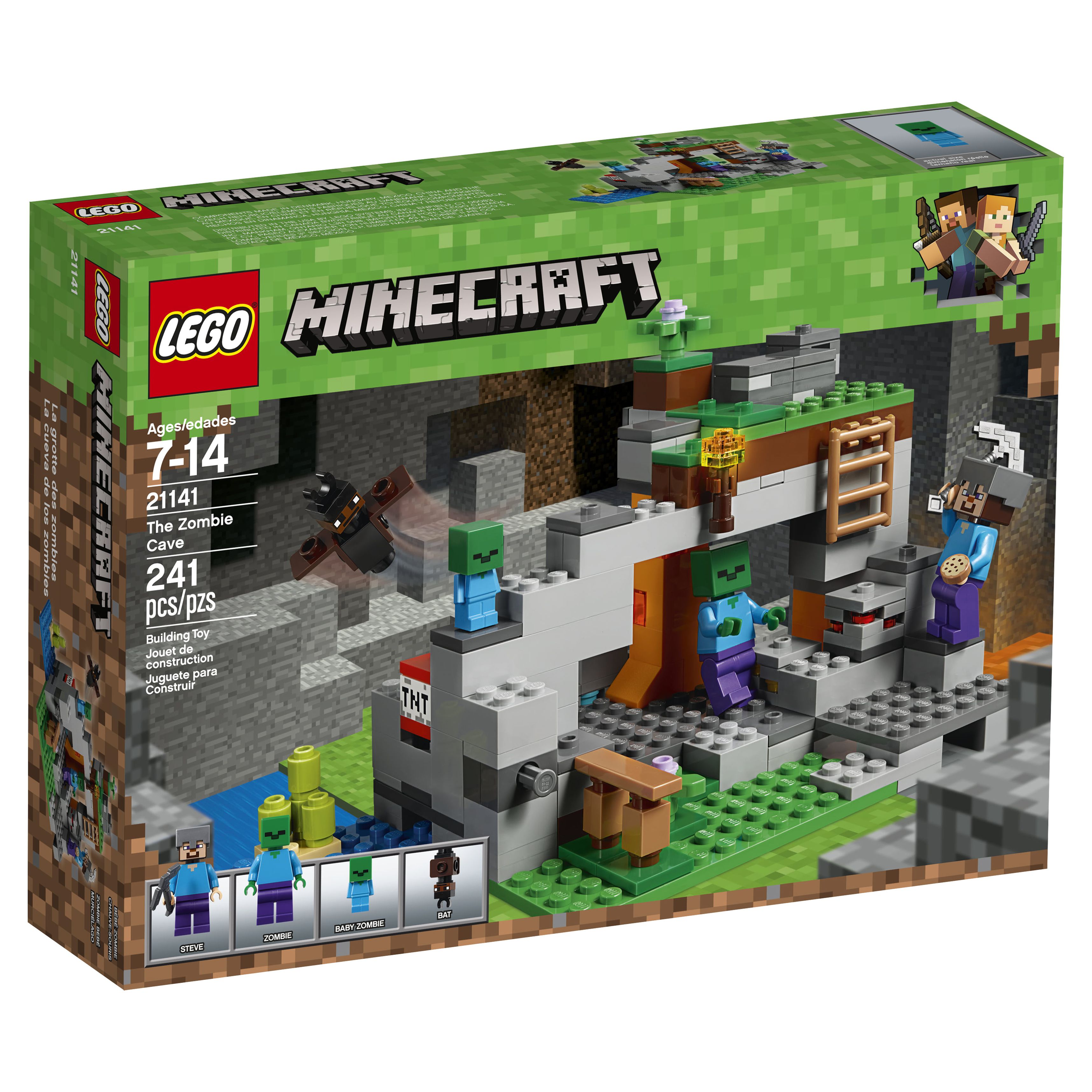 LEGO Minecraft The Zombie Cave 21141 Building Kit for Creative Play - image 4 of 7