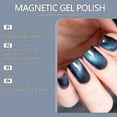 thumbnail image 5 of Clear Black Blue Nail Polish, Cat Eye Gel Nail Polish for Nail Art Manicure DIY at Home, 5 of 5
