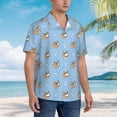 thumbnail image 5 of Goofa Cute Cartoon Corgi Hawaiian Shirt for Men, Unisex Summer Beach Casual Short Sleeve Button Down Shirts,Aloha Tropical Floral print shirt-XX-Large, 5 of 9