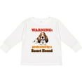 thumbnail image 3 of Inktastic Protected by a Basset Hound Funny Dog Boys or Girls Long Sleeve Toddler T-Shirt, 3 of 5