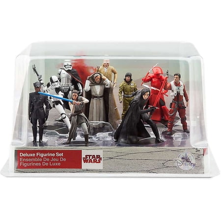 Star Wars The Last Jedi Deluxe Figurine Playset of 10 Fin Luke Skywalker NRFB Star Wars The Last Jedi Deluxe Figurine Playset of 10 Fin Luke Skywalker NRFB