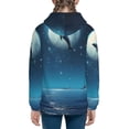 thumbnail image 6 of Kdxio Night Sky Moon Dolphin Pattern Kids Boys Girls Zip Up Hoodie 3D Printed Hooded Sweatshirt Hoody Coat with Pocket 7-12 Y-Small, 6 of 6