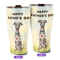 thumbnail image 2 of Cute Italian Greyhound Loves Dad Happy Father's Day 30oz Stainless Steel Tumbler Insulated Cup with Lid Greyhound Dog Lover - 12008, 2 of 5