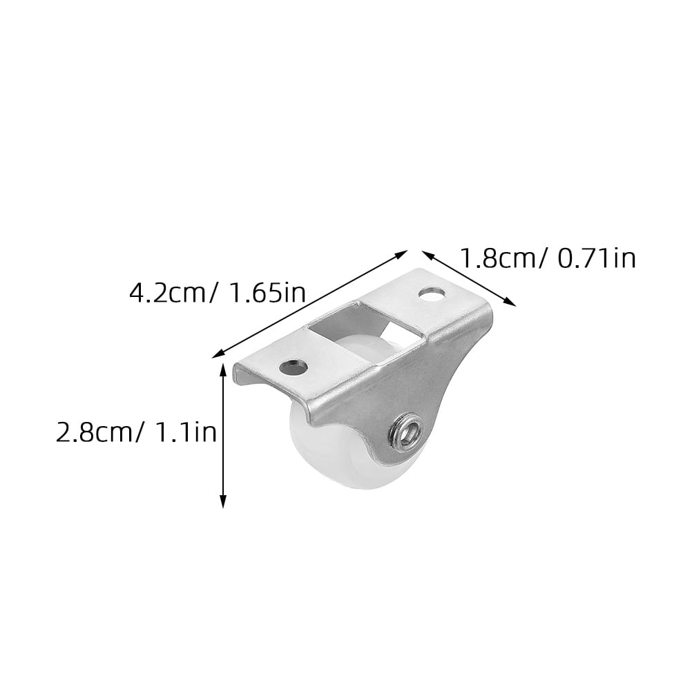 IMIKEYA 72Pcs Assorted Color Caster Wheels Set, Easy to Install, and Wear Resistant for Projects