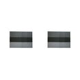 thumbnail image 4 of kurtrusly PVC Napperons Résistant aux Taches Bol Plat Rectangle Isolation Antidérapante Imperméable à la Maison Tapis d'Hôtel Noir 2Set, 4 of 6