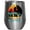 Silver, variant on Funny Retro Rock Climber or Mountaineer, Don't Follow Me, I Do Stupid Things, White 12oz Wine Tumbler