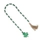 thumbnail image 5 of Irish Bead Garland with Shamrock Charm and Tassel for St. Patrick's Day Farmhouse Decor, 5 of 5