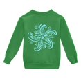 thumbnail image 4 of PMVFHDE Sweat-Shirt en Solde pour Filles Mode Décontractée Imprimé à Manches Longues Vert,90, 4 of 5
