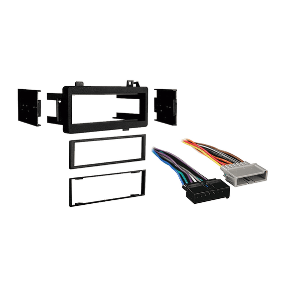 Fits Dodge Avenger 1995-2000 Metra Single DIN Dash Kit with Harmony Radio Harness