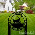 thumbnail image 3 of Handmadetneonsign Deer House Address Stake, Deer Animal House Number Stake Sign, Yard Metal Stake 60852, 3 of 5