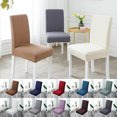 thumbnail image 4 of CAROOTU Housse de Chaise Universelle Extensible Antidérapante Résistante à la Poussière, 4 of 7