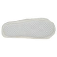 thumbnail image 4 of Kensie Cute Cross Strap Faux Fur Home Slippers, Ivory (Women's), 4 of 7