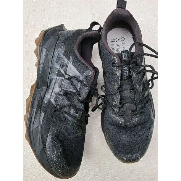 New Balance Tektrel Fresh Foam X Midsole Lace Up Mesh Sz.11 Hiking Shoes,Black
