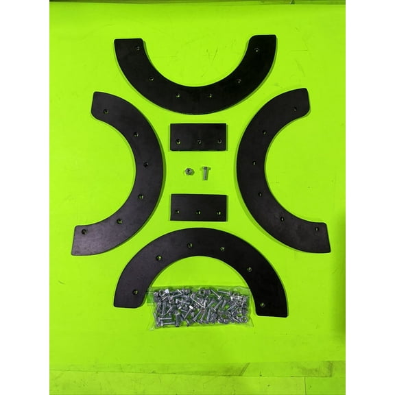 lawnmowerpartsworld Snowthrower Paddle Set 20"-22" with Hardware for Craftsman Murray Noma - 6 Piece Replacement Kit (302565MA)
