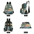 thumbnail image 4 of FORMRS Mini Backpack Purse for Women Quilted Travel Daypack Casual Shoulder Bag, Pine Tree Rainbow, 4 of 7
