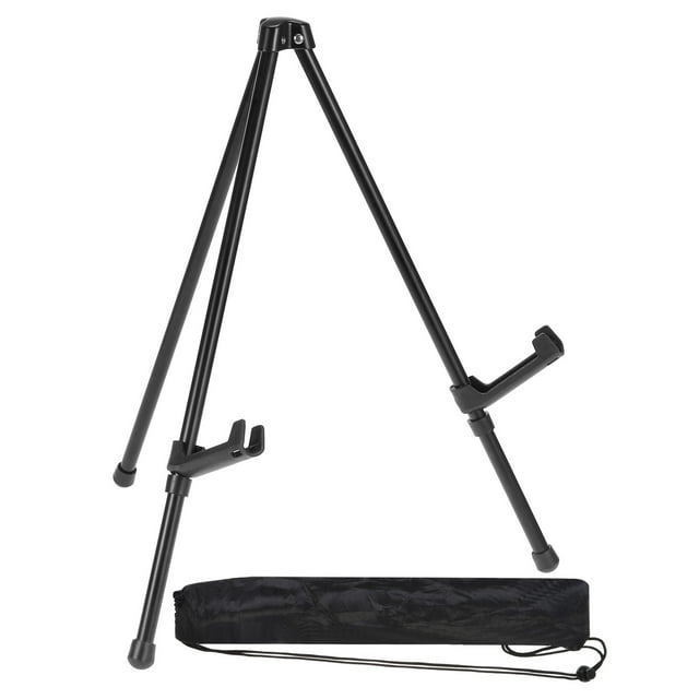Soporte de caballete de mesa para exhibición, caballete portátil pequeño de 14 pulgadas para carteles, arte y pintura, negro