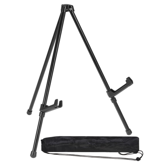 Tabletop Easel Stand for Display, 14in Table Top Easel Small Portable Tripod for Signs Poster Art Painting, Black