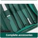 thumbnail image 5 of Green 6-piece nail scissors set, ear pick, nail clippers, h, Complete Nail Care Set for Home and Travel, 5 of 5