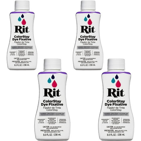 UPC: 0804551955792 | Rit Dyes Fixative Liquid 8 oz. Bottle [Pack of 4 ]