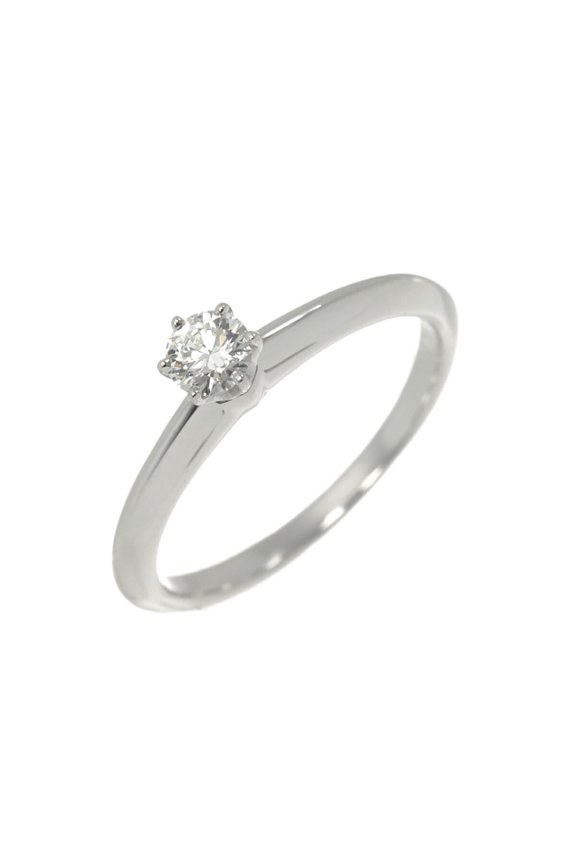 Pre-Owned Tiffany & Co. Solitaire 1 Ring, 0.21ct Diamond, Platinum (Pt)