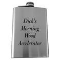 thumbnail image 6 of Hip Flask Plus Stainless Steel 8oz Custom Novelty Flask - Funny Humor Design, 6 of 9