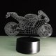thumbnail image 3 of 3D Lamp Visual Light Effect Touch Switch & Colors Changing Night Light (Motorcycle), 3 of 3