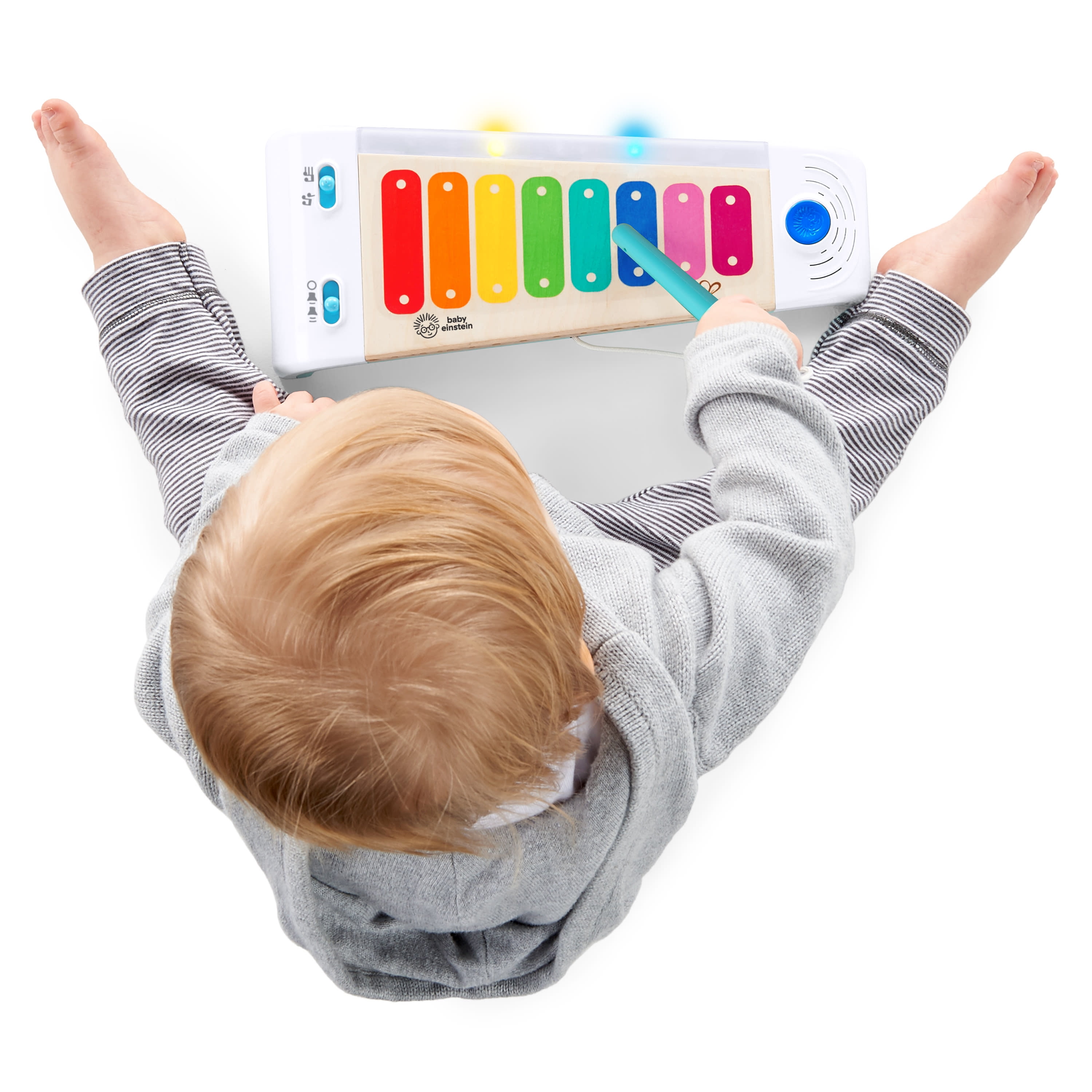 Baby Einstein Magic Touch Xylophone Wooden Musical Toy with Lights, Unisex, Ages 12 months +