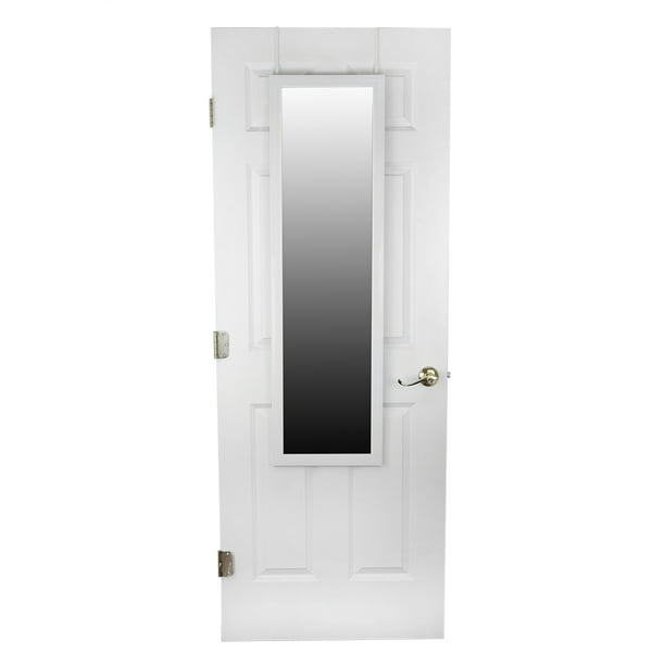 Over The Door Mirror, White