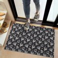 thumbnail image 2 of Black Cartoon Unicorn Floral Pattern Door Rugs,Washable Non Slip Door Mats Indoor,Decorative Door Mats,Entry Mat Indoor for Entrance,Bedroom,Kitchen,Bathroom,20"x32", 2 of 6