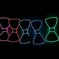 thumbnail image 3 of Pajarita Led para hombre, decoración luminosa con purpurina para fiesta de Navidad (púrpura) (1 unidad), 3 of 3
