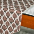 thumbnail image 3 of Brown Decorative 4 - 6 Seater Table Runner (14 x 64 inch) | Modern Cotton Animal Table Linen | Animal Pattern, Beaded Hand Embroidery Table Runner for Party, Dining Table Décor - Untamed Grace, 3 of 10