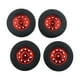 thumbnail image 4 of de plástico duro duraderas negro/rojo para 1/10 modelo RC camión (paquete de 4) - Rojo neumáticos Neumáticos rojos Sunnimix rc car truck neumáticos y ruedas, 4 of 8