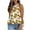 Yellow, variant on 50% Off Clear! Viikei Tank Top for Women Sleeveless Tops Plus Size Fashion Printed Halter O-Neck Tank Sleeveless Casual Tee Tops Blouse