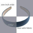 thumbnail image 3 of Motique Accessories 1 Satin Headband - Navy, 3 of 4