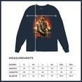thumbnail image 7 of Apocalypse Reaper Long Sleeve T-shirt Fantasy Skeleton Knight with a Sword Medieval Legendary Creature Dragon Wizard, 7 of 7