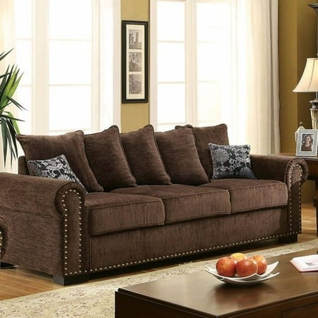 Red Barrel Studio Garibay Nail Head Trim Chenille Sofa Red Barrel Studio Garibay Nail Head Trim Chenille Sofa