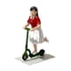 thumbnail image 3 of Figura en miniatura 1/64 Figura infantil de resina pintada Figura de personas en miniatura para diorama Chica patinando, 3 of 9