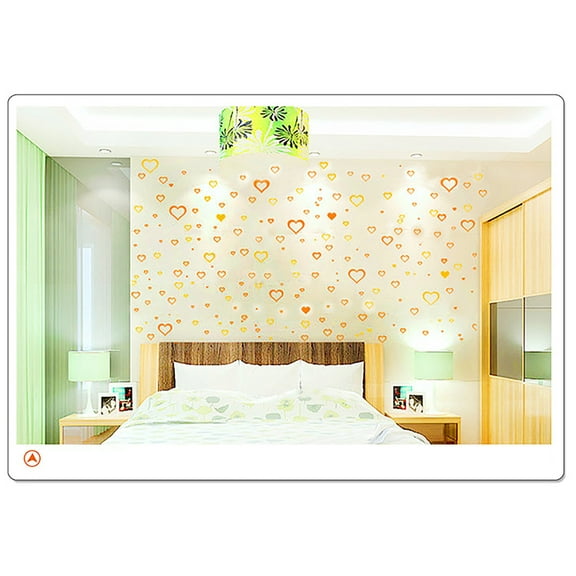 20PCS Core Yellow Wall Decals - DIY Removable PVC Stickers for Living Room, Bedroom, Kids Room, and Nursery - Transparent Self-Adhesive Mural Art for TV and Sofa Backgrounds